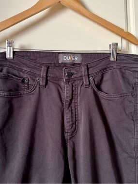 DU/ER Men’s Straight Fit Jeans 32x32 Black Stretch Denim Performance Pants